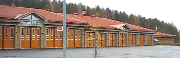 Brandstation i Bollnäs. Volym: 250 kbm.